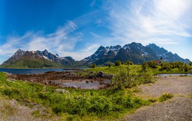 Lofoten bir adalar ilçe Nordland, Norveç içinde olduğunu.