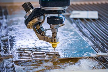 CNC su jeti kesim Makinası
