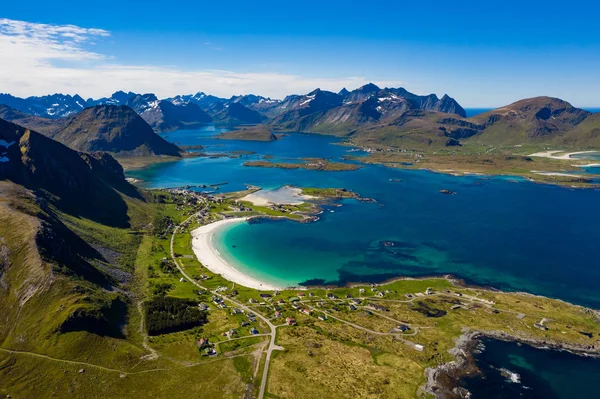 Stranden Lofotens skärgård öarna beach — Stockfoto