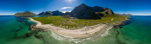 Playa Islas del archipiélago Lofoten playa —  Fotos de Stock