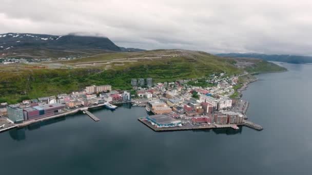 Çekiç Festivali Şehri, Finnmark, Norveç — Stok video