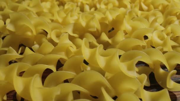 Fusilli italiani primi piani . — Video Stock