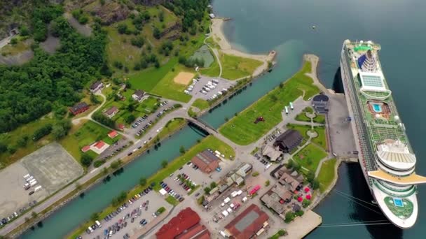 녘에는 피오르 마을이 아름다운 노르웨이 — 비디오
