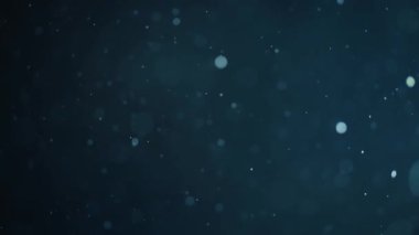 Karanlık arkaplanda soyut parçacık bokeh 'i yüzdürür