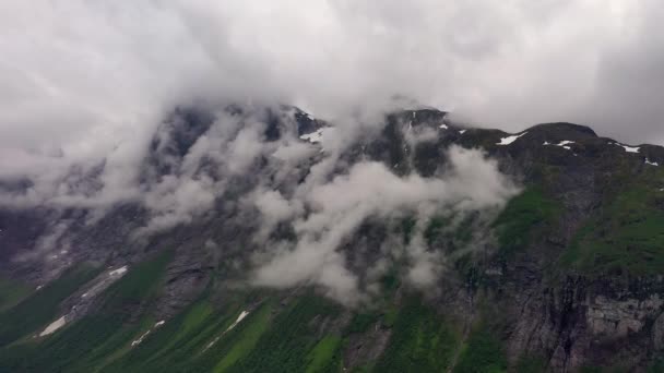 Imagens Aéreas Bela Natureza Norway — Vídeo de Stock