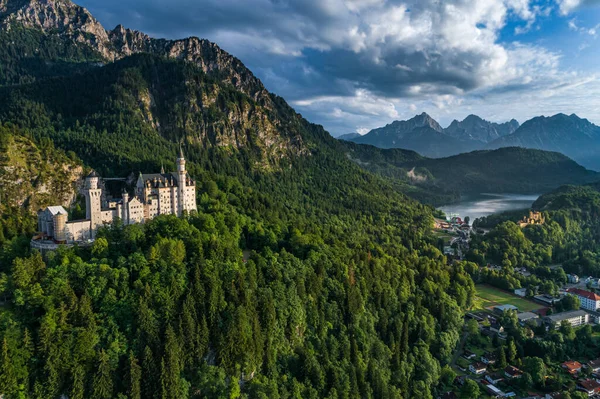 Castillo Neuschwanstein Alpes Bávaros Alemania — Foto de Stock