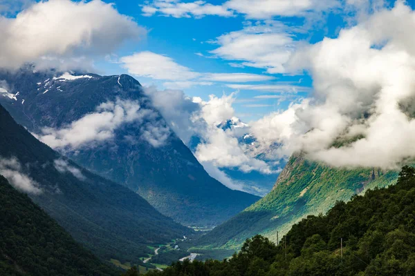 Красива Природа Норвегія Природний Пейзаж — стокове фото