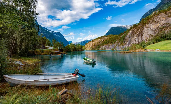 Bela Natureza Noruega Paisagem Natural — Fotografia de Stock