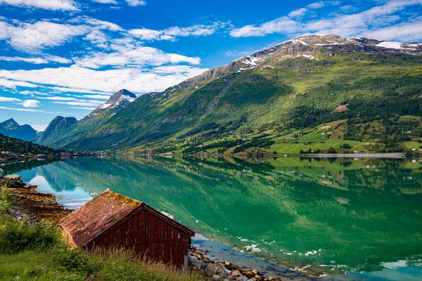 Όμορφη Φύση Νορβηγία Φυσικό Τοπίο — Φωτογραφία Αρχείου