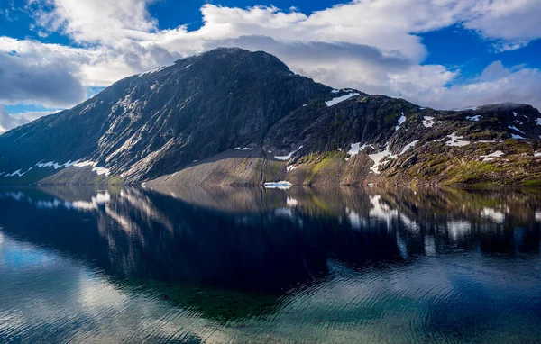 Piękna Przyroda Norwegia Krajobraz Naturalny — Zdjęcie stockowe