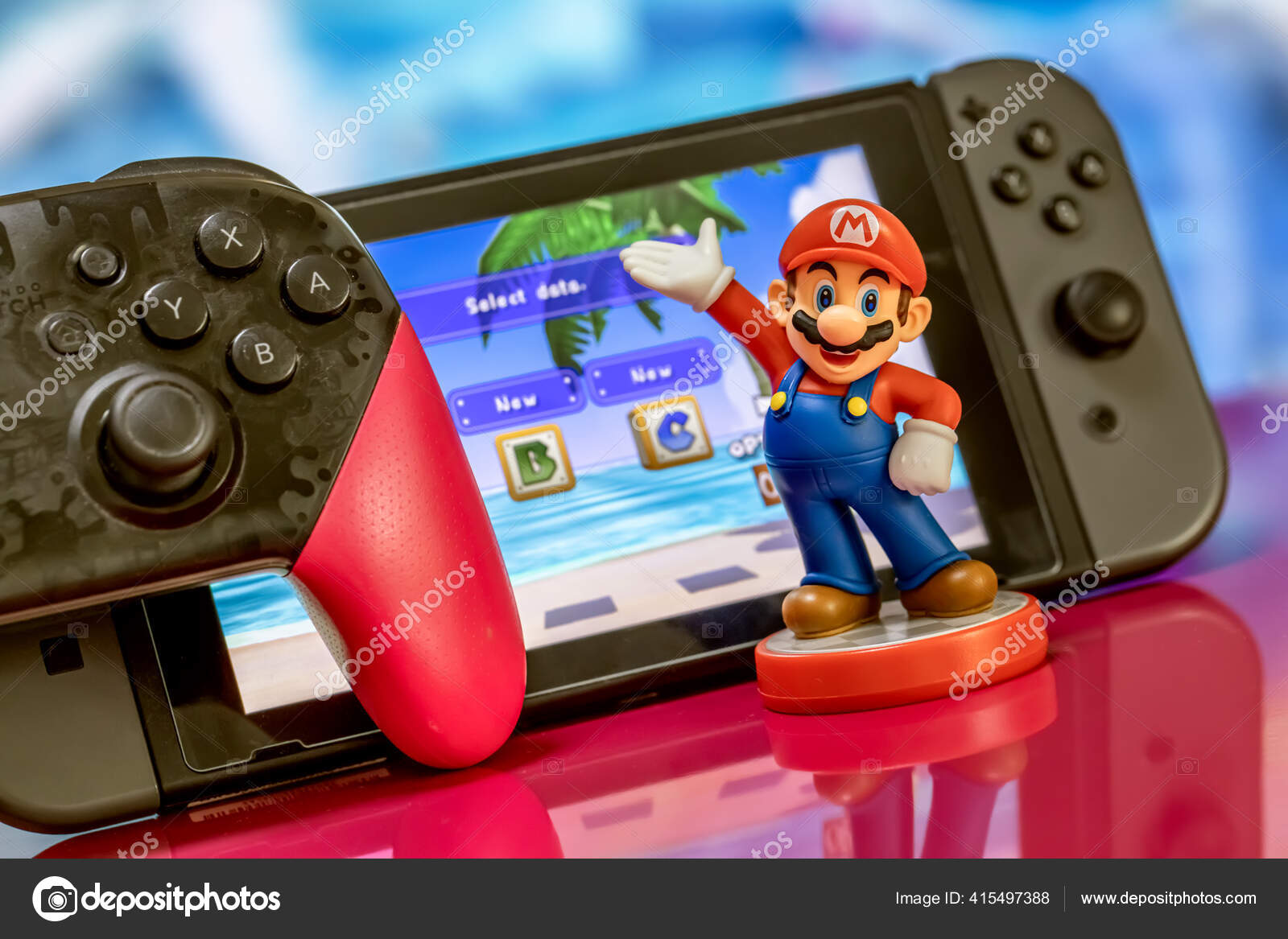 Moscow Russia October 2020 Super Mario Bros Figure Character Super