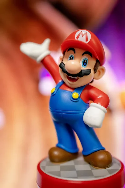 Moscow Russia August 2020 Super Mario Bros Figure Character Super — Stock Photo, Image