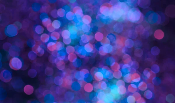 多重抽象色とりどりボケ ホリデー ライトの背景 — ストック写真
