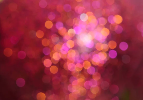 Defocused Abstract Multicolored Bokeh Christmas Lights Background — Stock Photo, Image