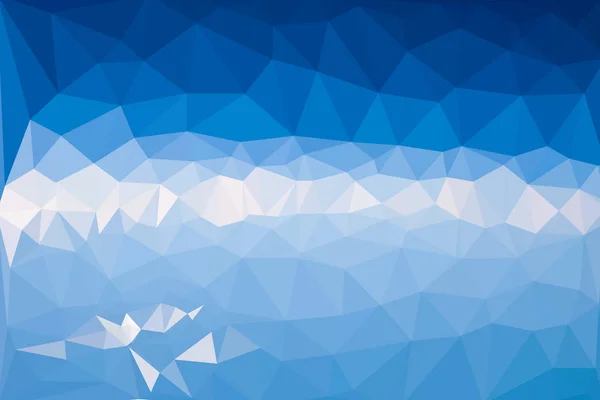 Elegant blau abstrakt Polygon Vektor Hintergrund — Stockvektor