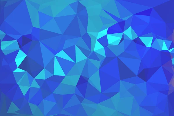 Elegante azul abstracto polígono vector fondo — Vector de stock