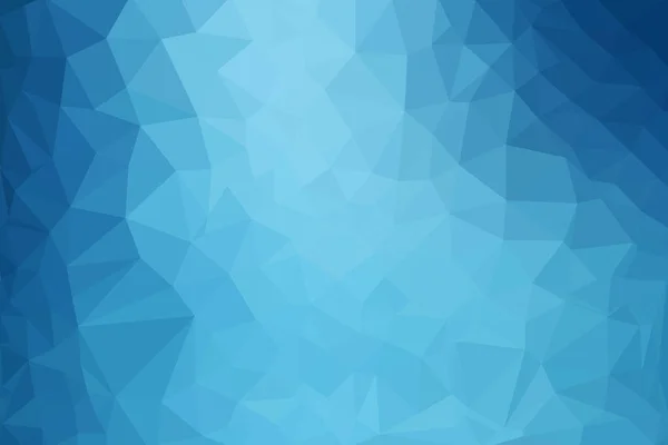 Elegant blau abstrakt niedrig Polygon Vektor Hintergrund — Stockvektor