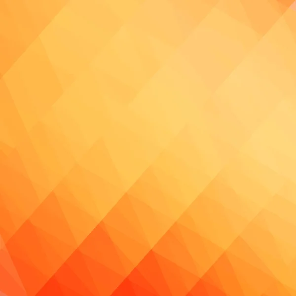 Triángulo abstracto naranja patrón vector fondo — Vector de stock