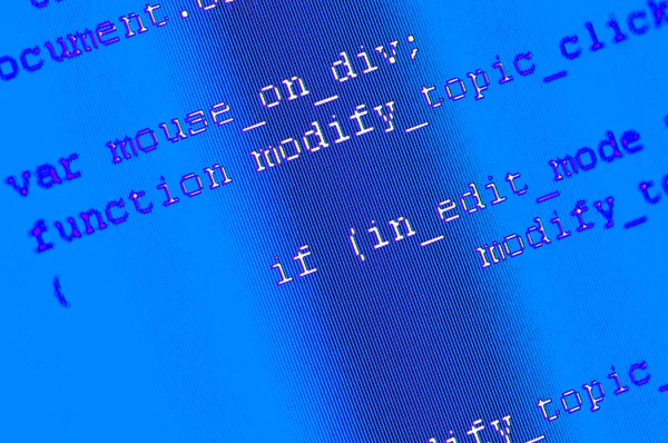 Fondo de código de programación — Foto de Stock