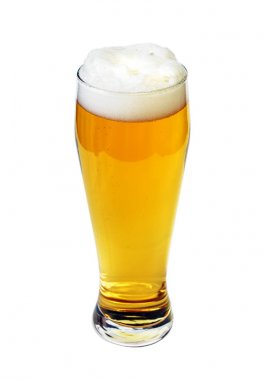 Pint cam bira köpük şapka kırpma yolu ile izole