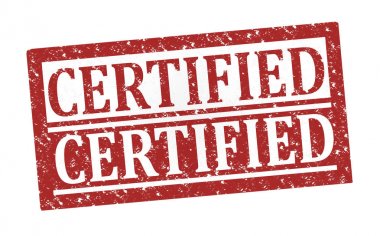 lastik damga sertifikalı