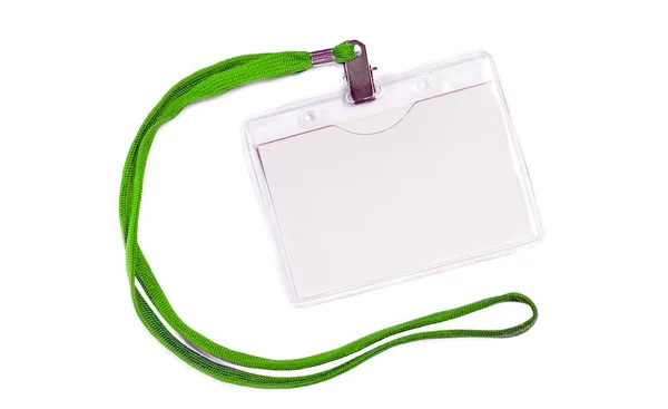 緑のリボンが付いているブランクの袋のモックアップ — ストック写真