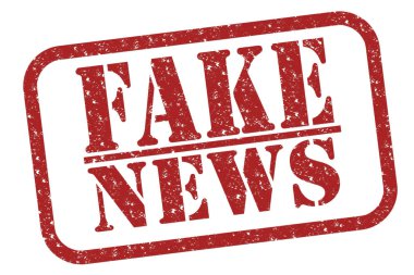 Rubber stamp fake news