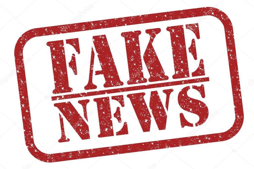 Rubber stamp fake news