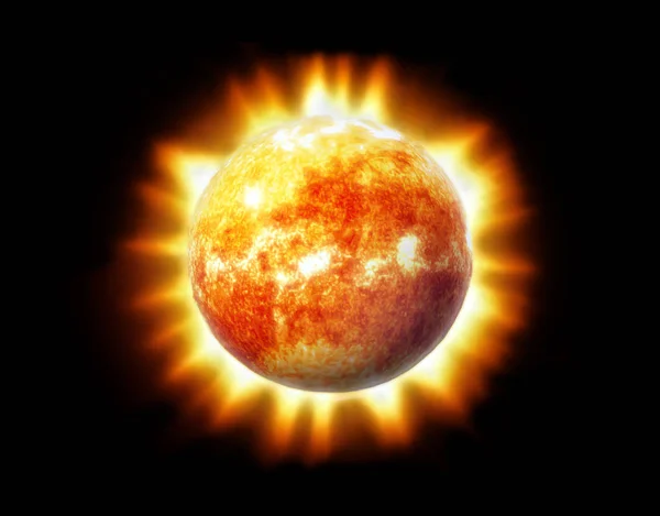우주의 태양 3 — 스톡 사진