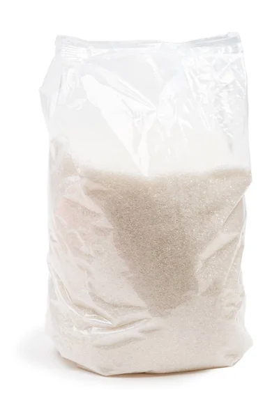 Sugar plastic package isolated — Stock Photo, Image