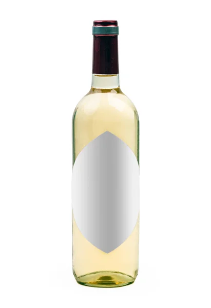 Wzór makieta reklamy białego wina — Zdjęcie stockowe