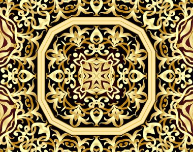  Altın desenli arka plan