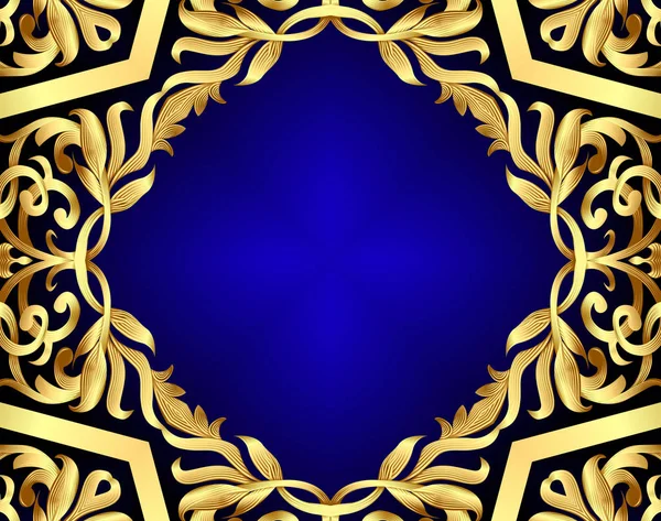 Background with gold pattern — Stock Photo, Image