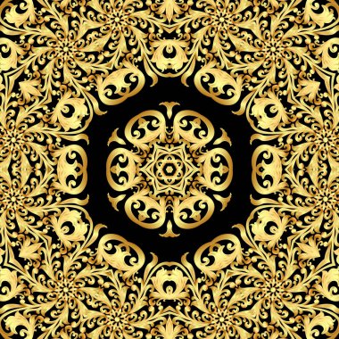 resimde antika arka plan yuvarlak çiçek desenleri ile