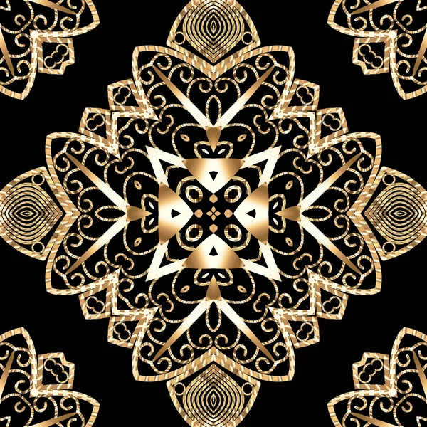 Spilla Mandala gioiello, elemento di design. Ornamento geometrico vintage — Foto Stock