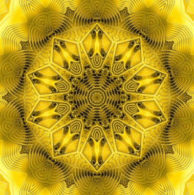 resimde arka plan parlak altın oymalar ile