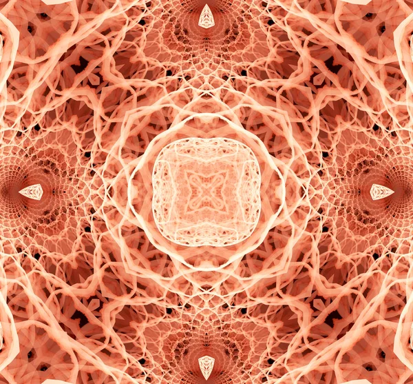 Ilustração de um fundo fractal elegante com rendas — Fotografia de Stock
