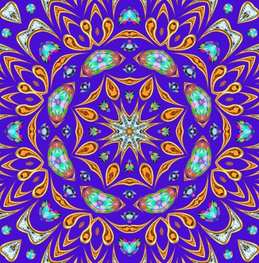 değerli taşlar ve altın ile arka plan 