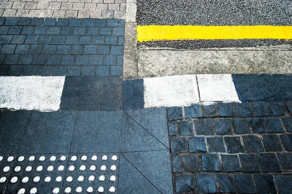 Straßenteile Und Übergang Einer Großstadt — Stockfoto