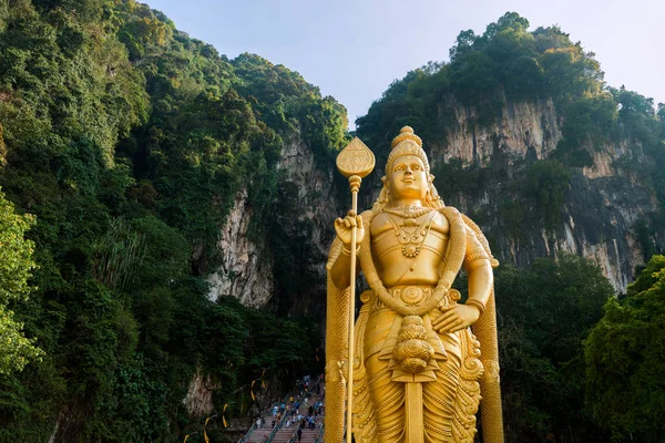 Malásia Cavernas Batu Estátua Buda Impressionante Kuala Lumpur — Fotografia de Stock