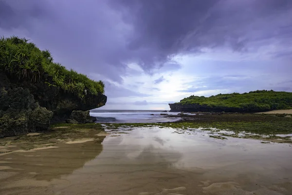 Meereslandschaft Auf Der Indonesischen Insel Java — Stockfoto