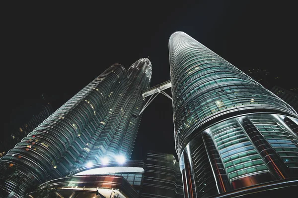 Petronas Twin Towers Twin Skyscrapers Kuala Lumpur Malaysia — Stock Photo, Image