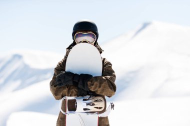 Snowboard ve snowboard. aşırı kış spor