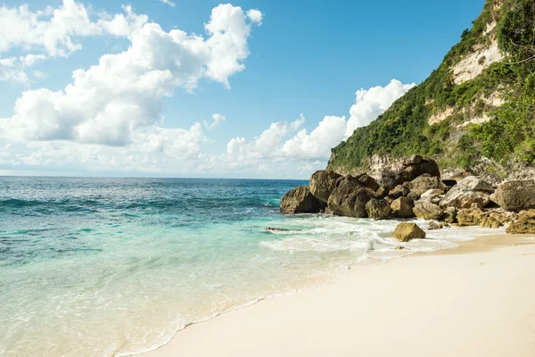 Costa Oceânica Praia Areia Nas Férias Tropicais — Fotografia de Stock