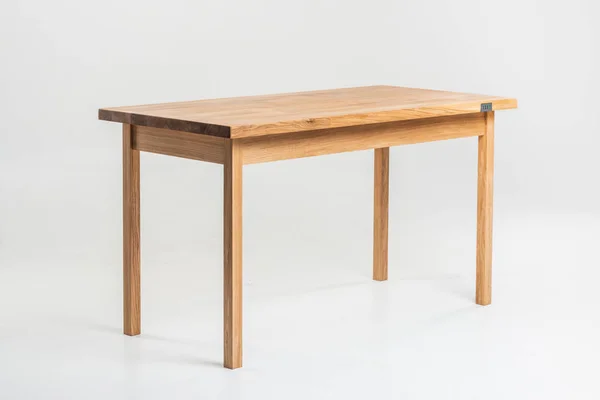 Mesa de madera de roble con patas — Foto de Stock