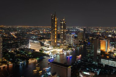 Bangkok gece görünümü