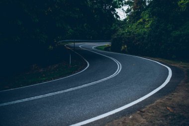 avrupa seyahati asfalt yol