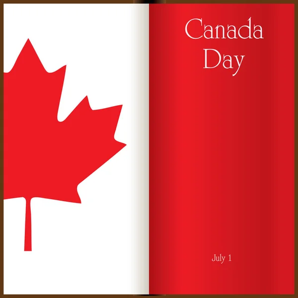 Juli Canada Day Canada Nationale Dag — Stockvector