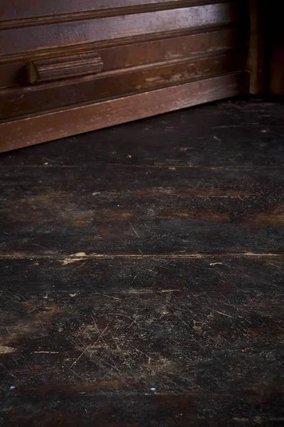 Dřevěná Obilnice Starý Stůl — Stock fotografie