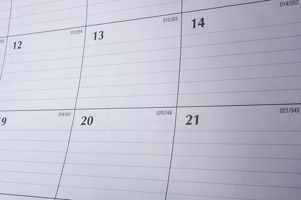 日历概念的时间 为重要的约会日期 时间表和最后期限溜走 — 图库照片